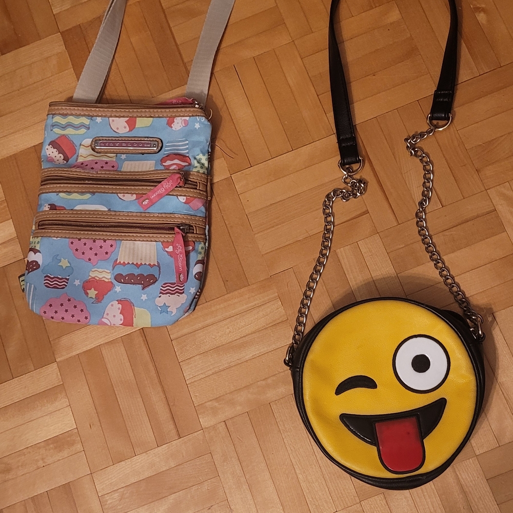 Emoji Face Crossbody Bag for Kids And Lyly Boom Bag